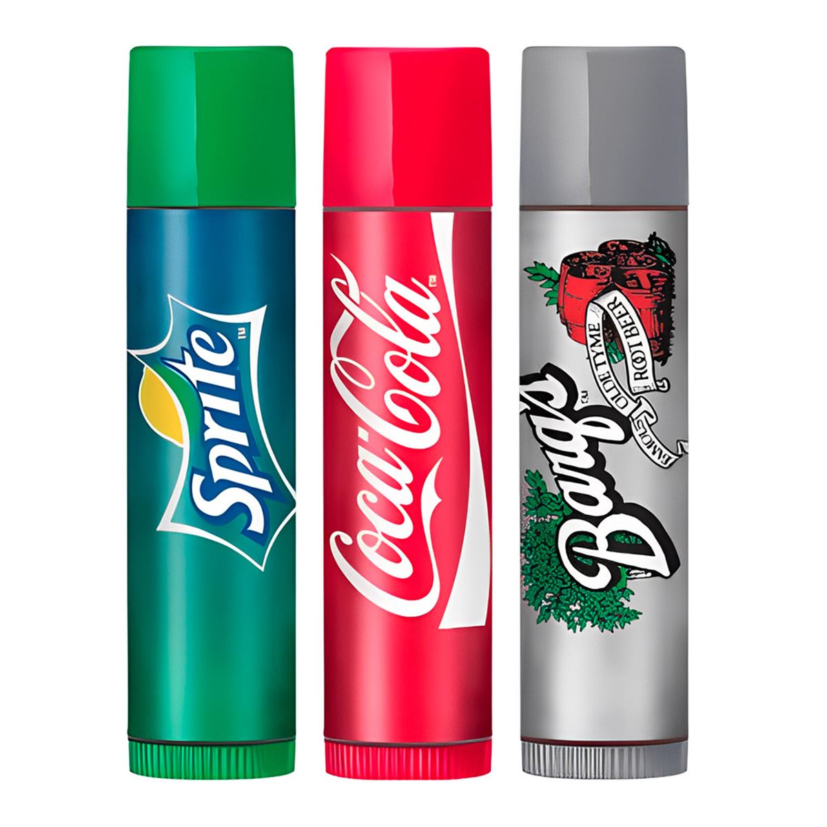 Trío Bálsamos Labiales Coca Cola Lip Smacker