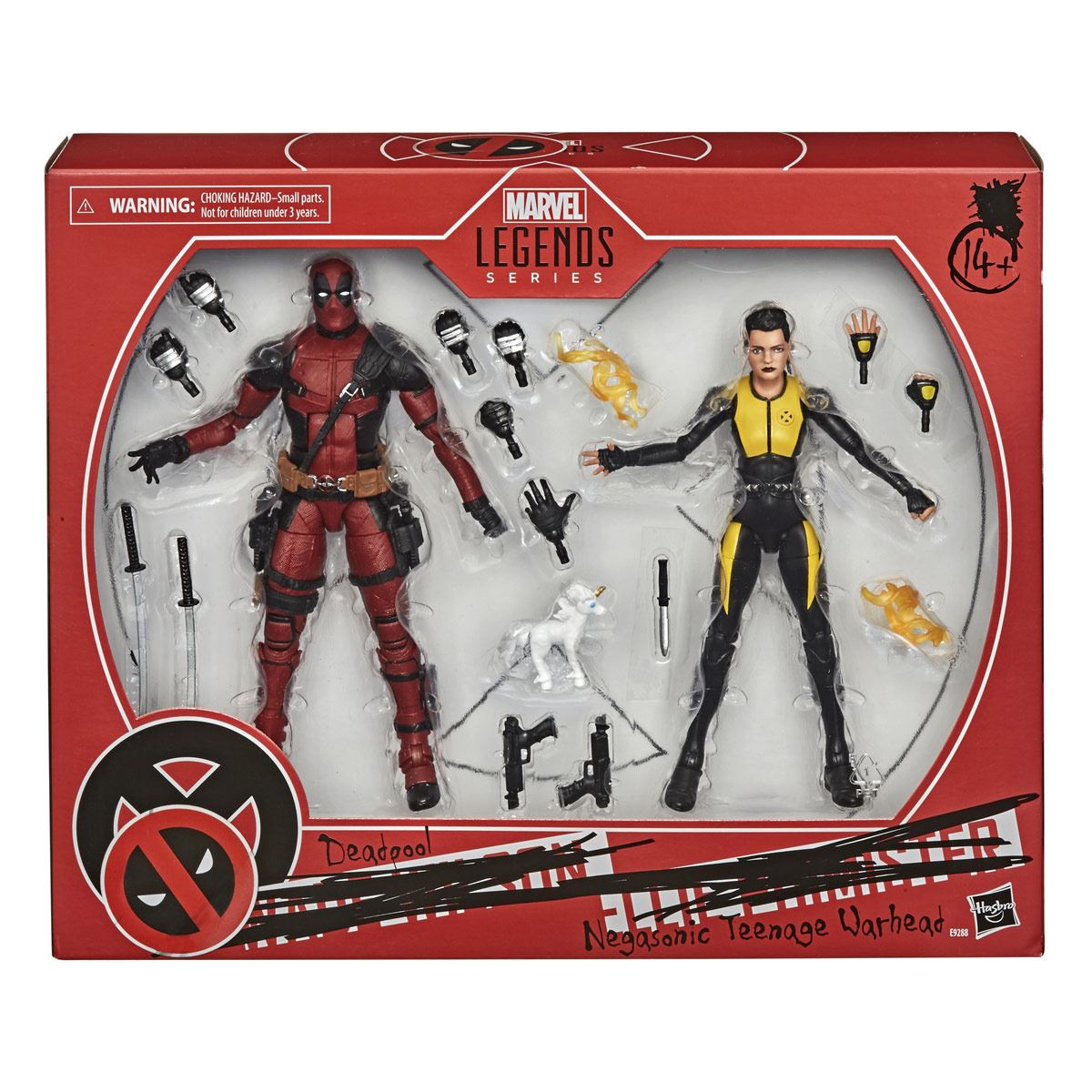 Hasbro Marvel Legends Series - Deadpool y Negasonic Teenage Warhead