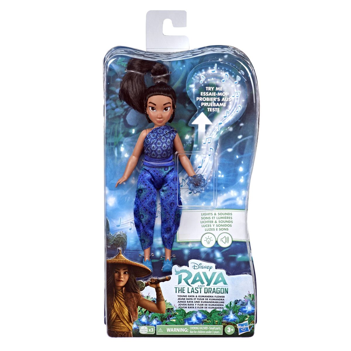Disney Raya and the Last Dragon - Joven Raya y flor de Kumandra