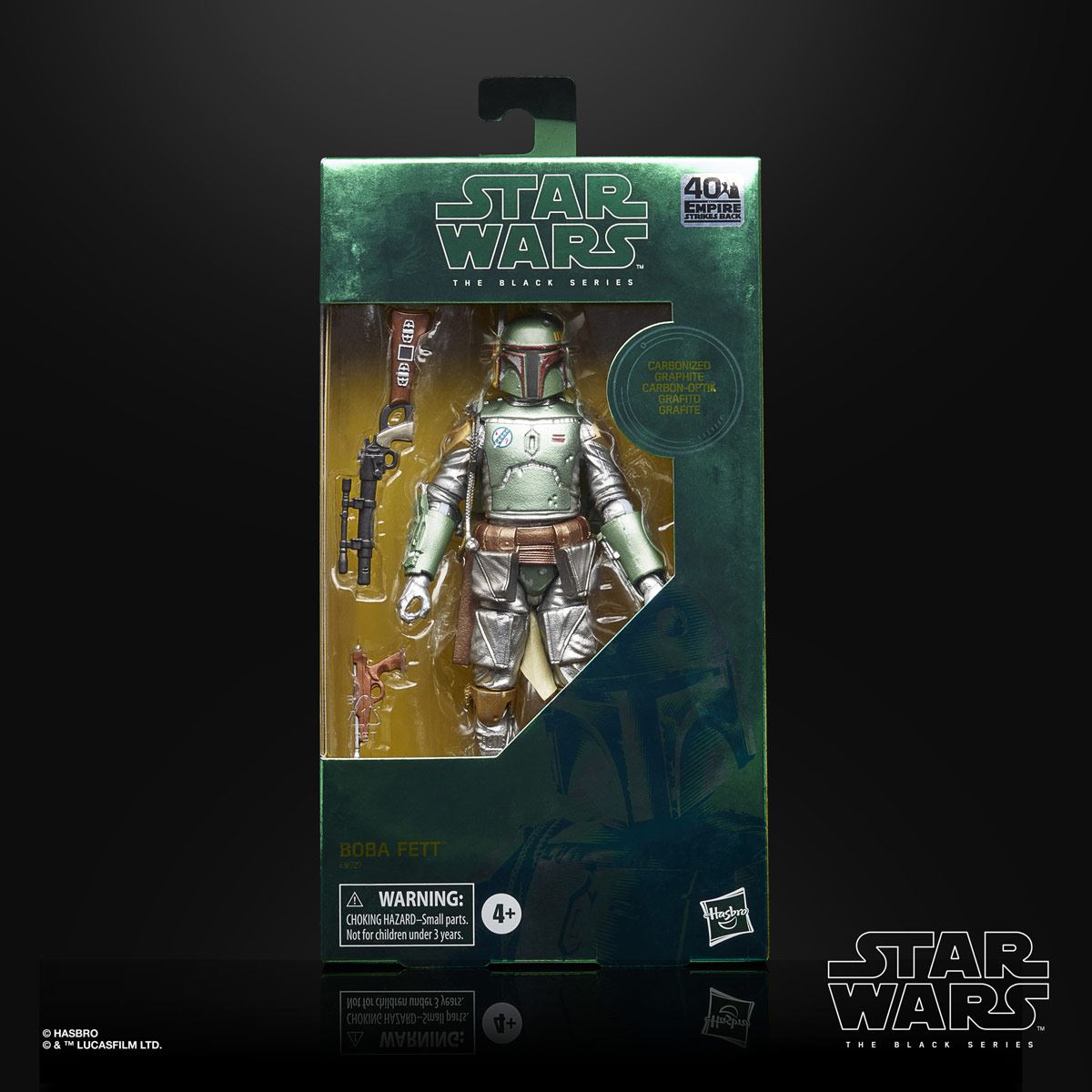 Star Wars The Black Series - Colección Grafito - Figura de Boba Fett a escala de 15 cm - Star Wars: El Imperio contraataca