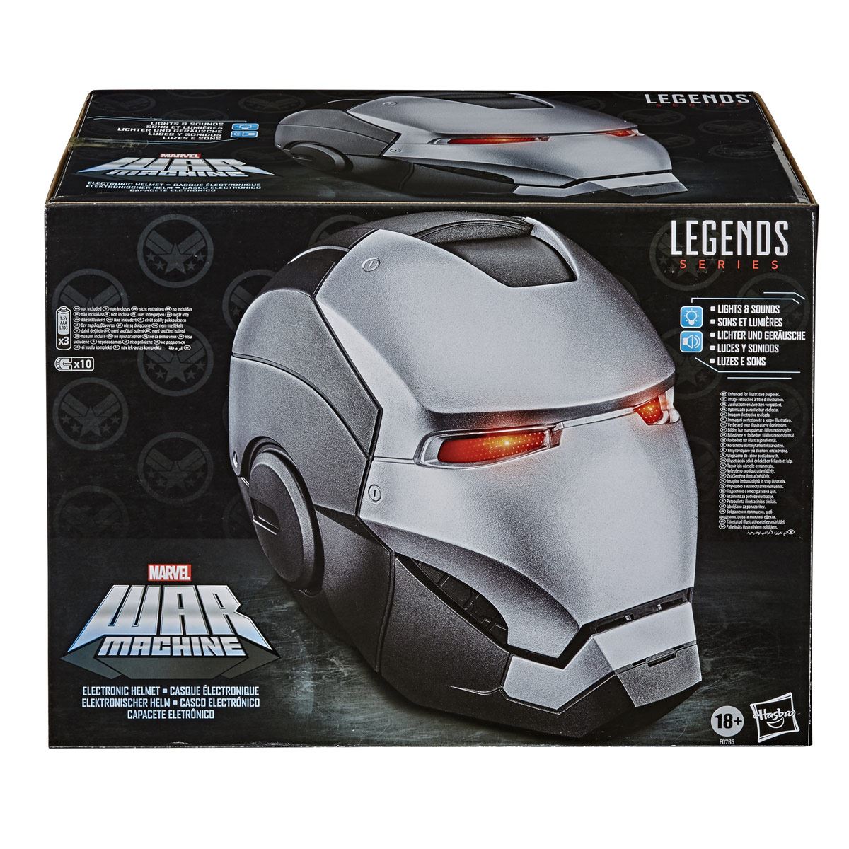 Hasbro Marvel Legends Series - Casco electrónico de Máquina de Guerra