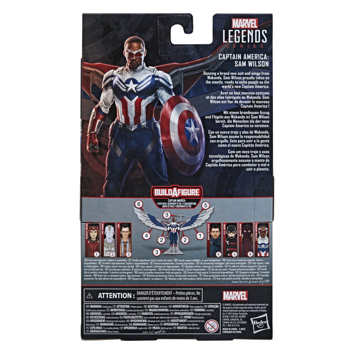 Hasbro Marvel Legends Series Avengers - Capitán América de 15 cm