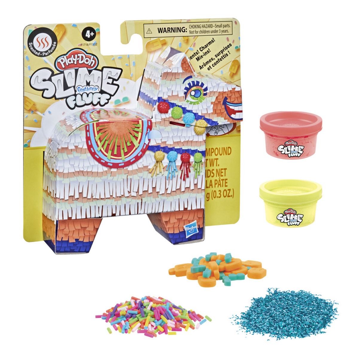 Play-Doh - Slime Feathery Fluff - Surtido de masa perfumada