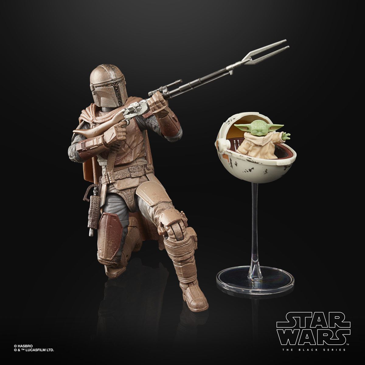 Star Wars bl mando grogu arvala 7 build up