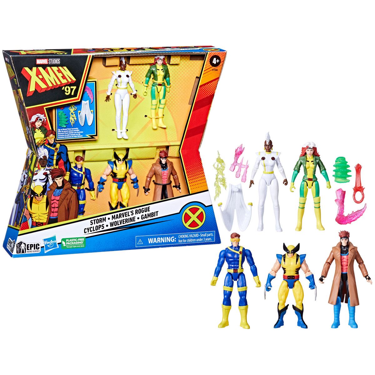 Pack Figuras de acción 4” X-Men ’97