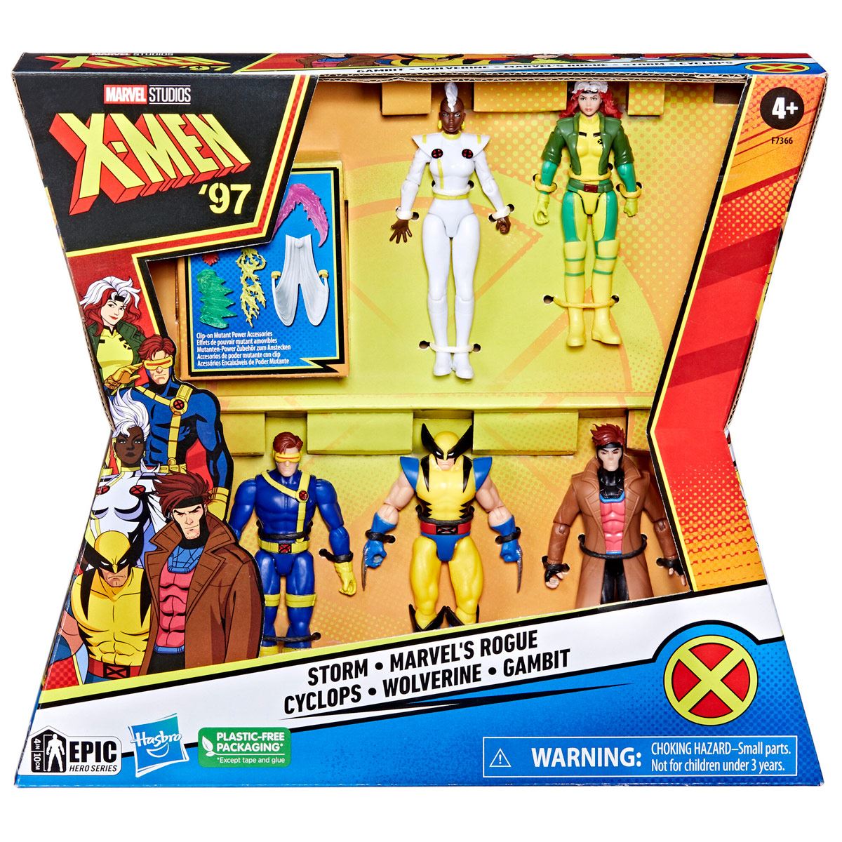 Pack Figuras de acción 4” X-Men ’97