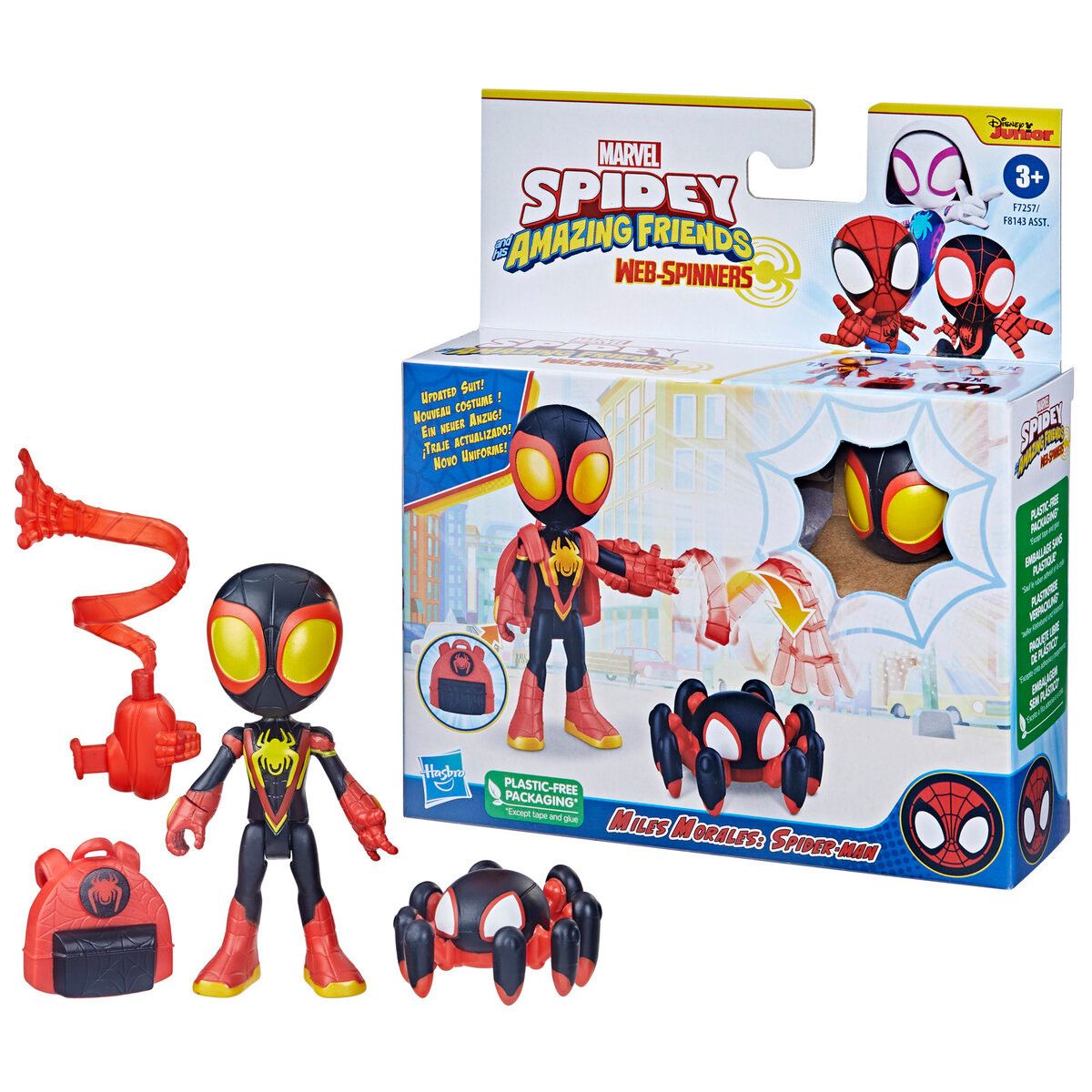 Figura Spidey and Friends Hero Web-spinner Miles Morales