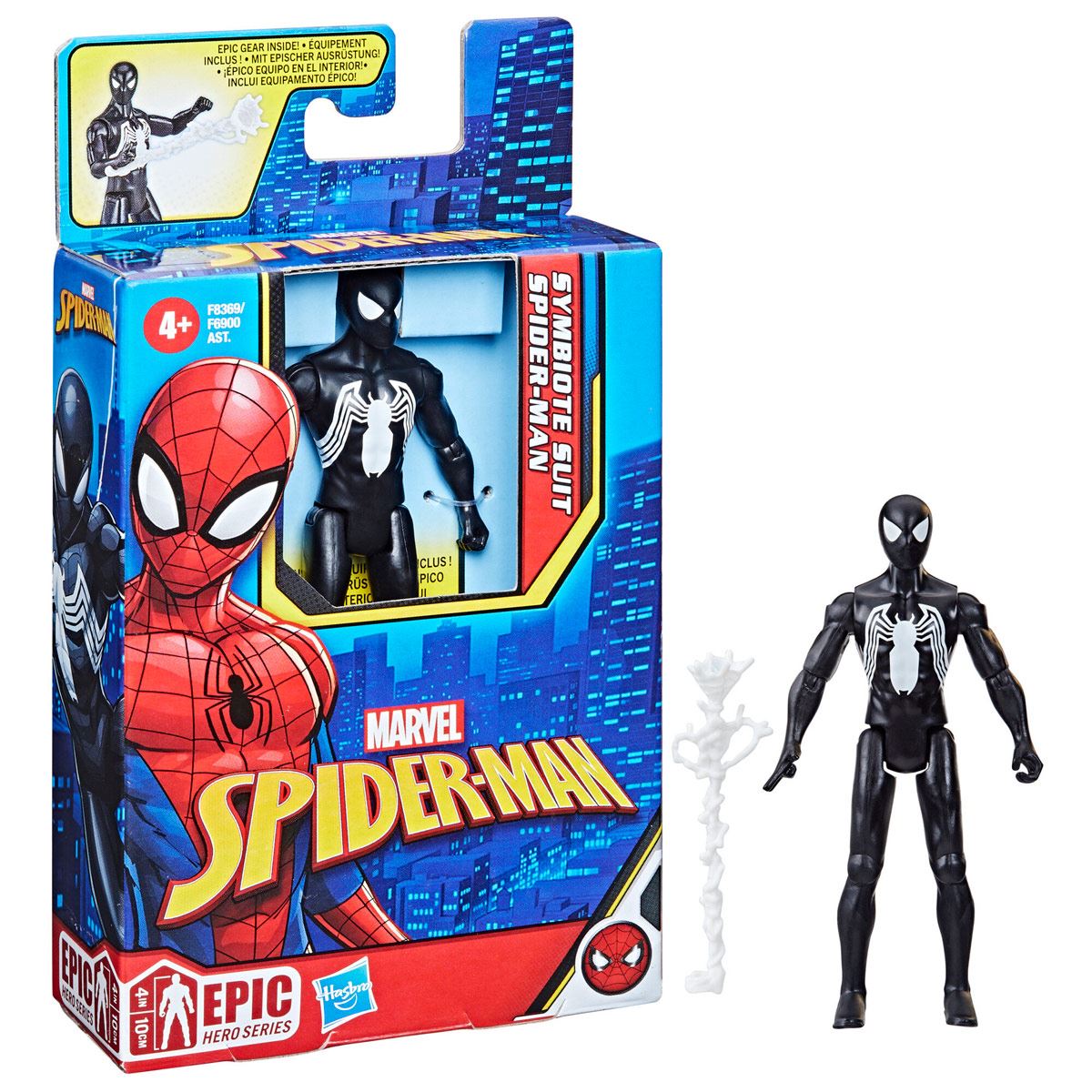 Figura 4” Spider-Man Traje Simbionte