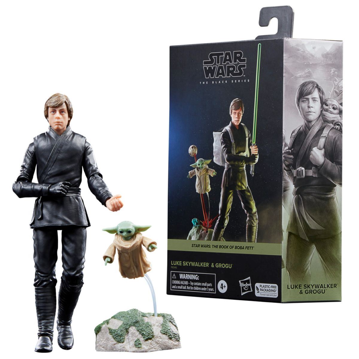 Set Figuras Star Wars: Luke Skywalker & Grogu 15cm