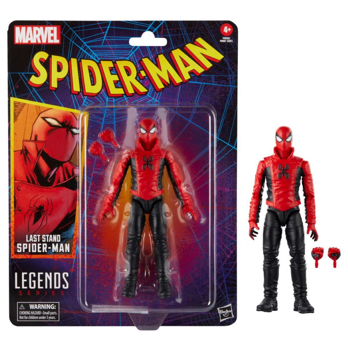 Marvel Legends Series Spiderman Blanco Juguete Figura De Acción