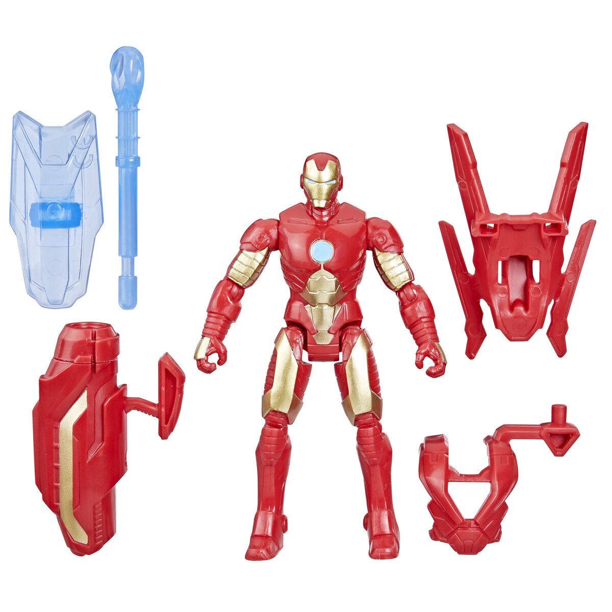 Figura de acción Marvel Epic Hero Iron Man con Equipo Batalla