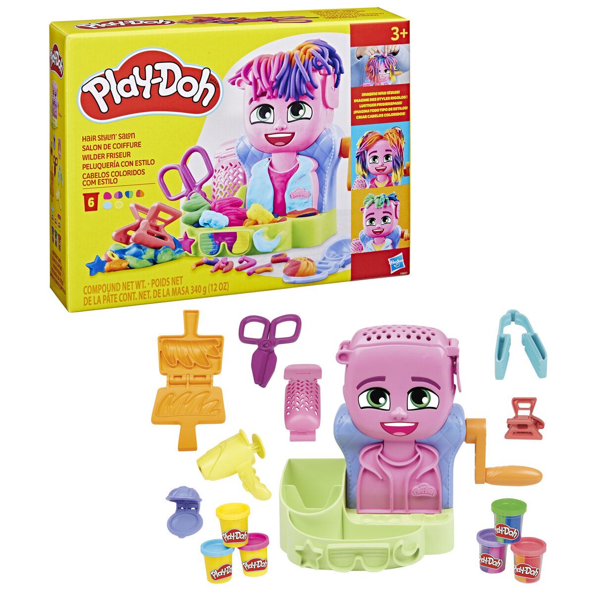 Set de Juego Play-Doh - Peluquería con estilo