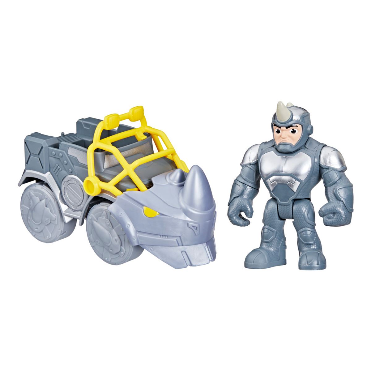 Marvel Spidey y sus Sorprendentes Amigos Vehículo y Figura Rhino