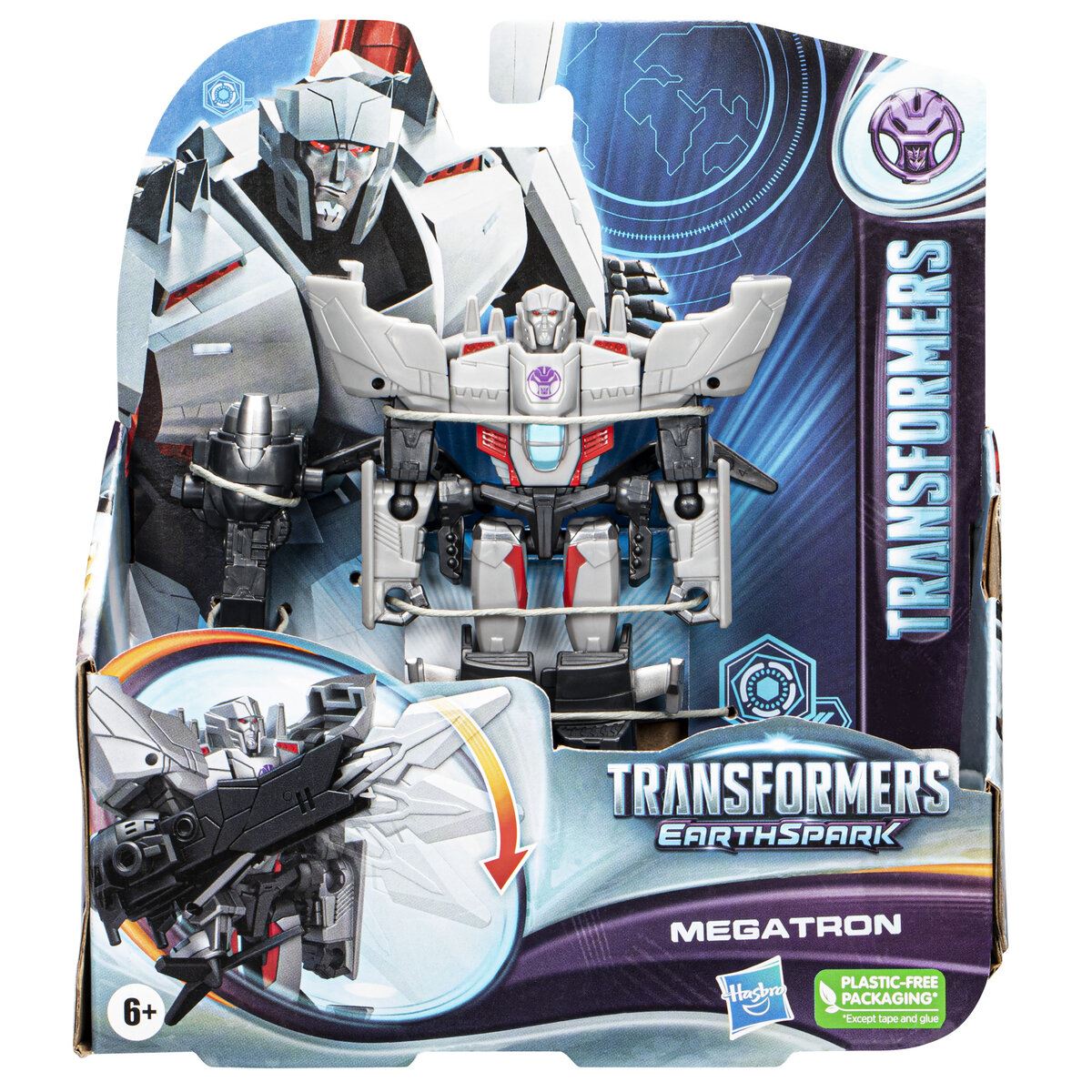 Figura Transformers EarthSpark - Megatron Clase guerrero
