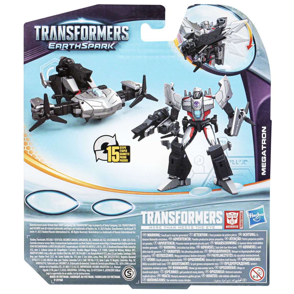 Figura Transformers EarthSpark - Megatron Clase guerrero
