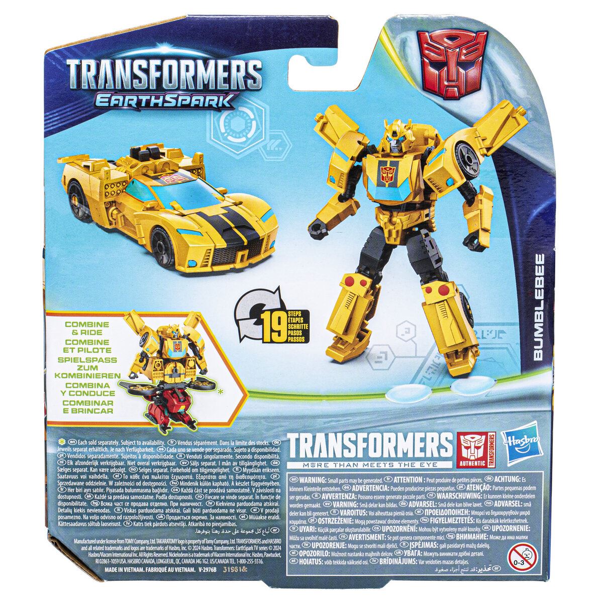Figura Transformers EarthSpark Bumblebee Clase guerrero