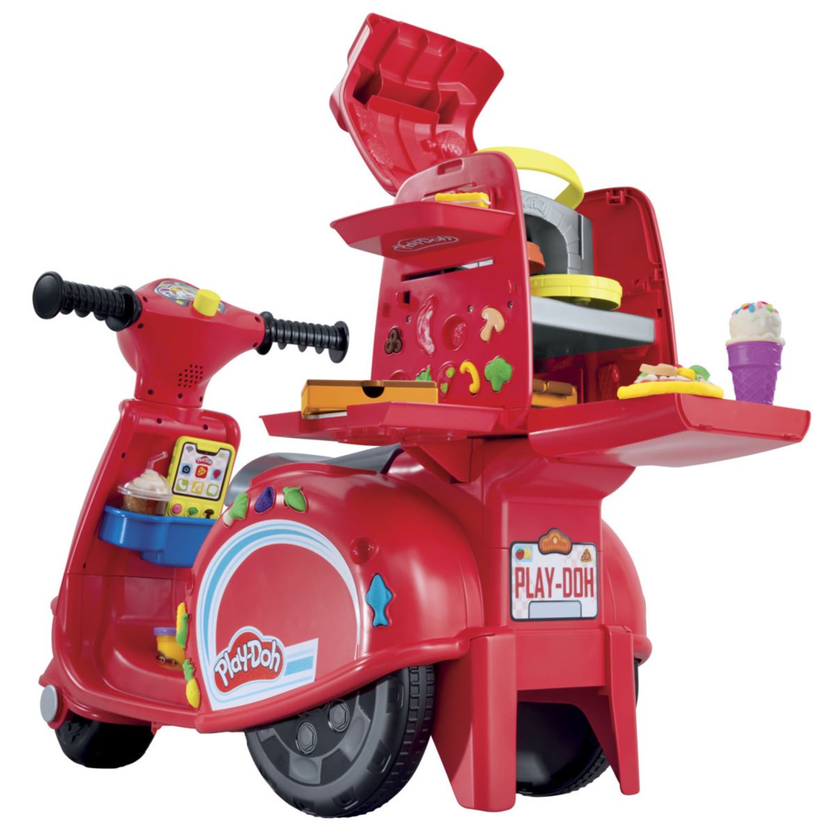 Moto Scooter Play-doh Repartidor de Pizzas