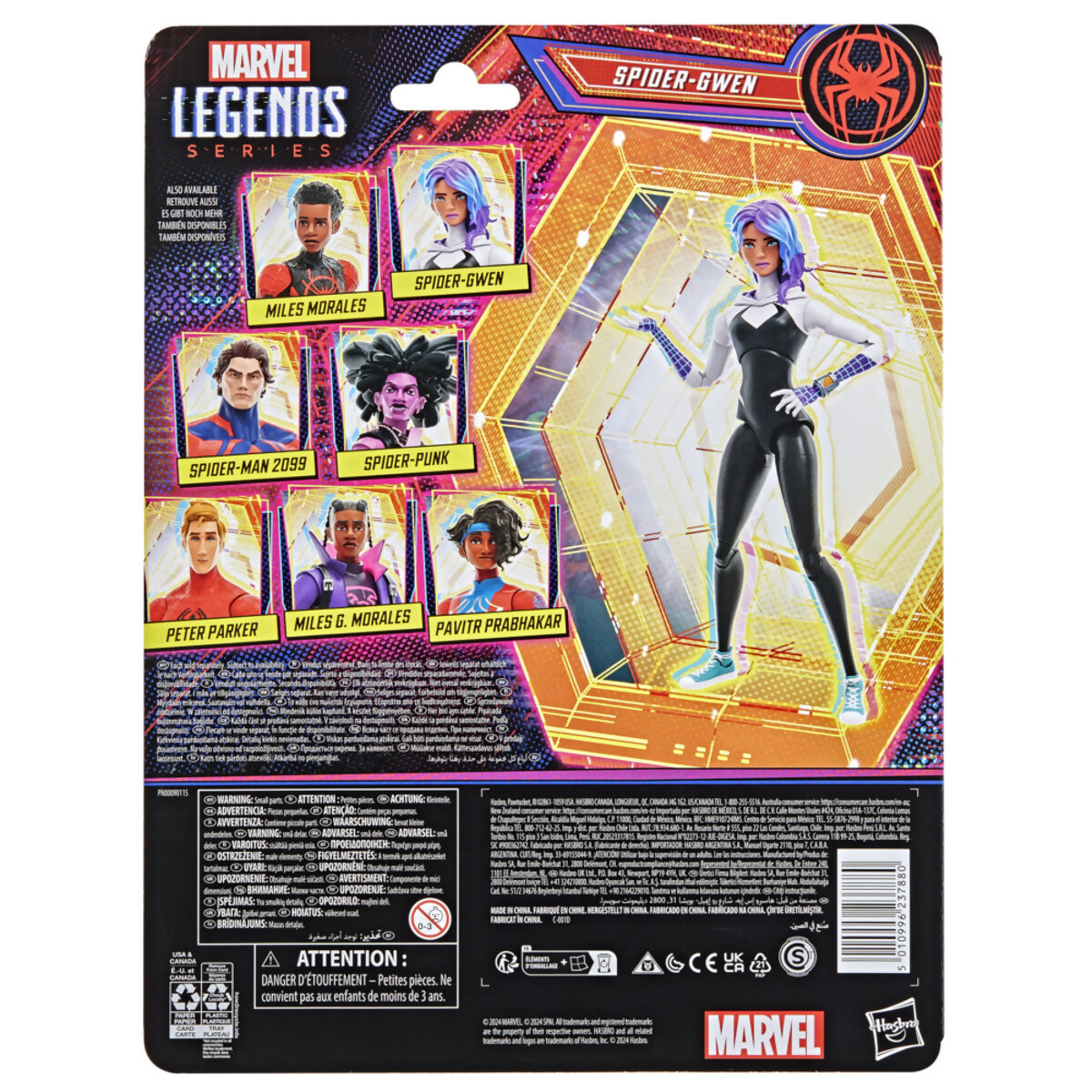 Figura de Acción 15 cm Spider-Gwen Spider-Man Marvel Legends Series