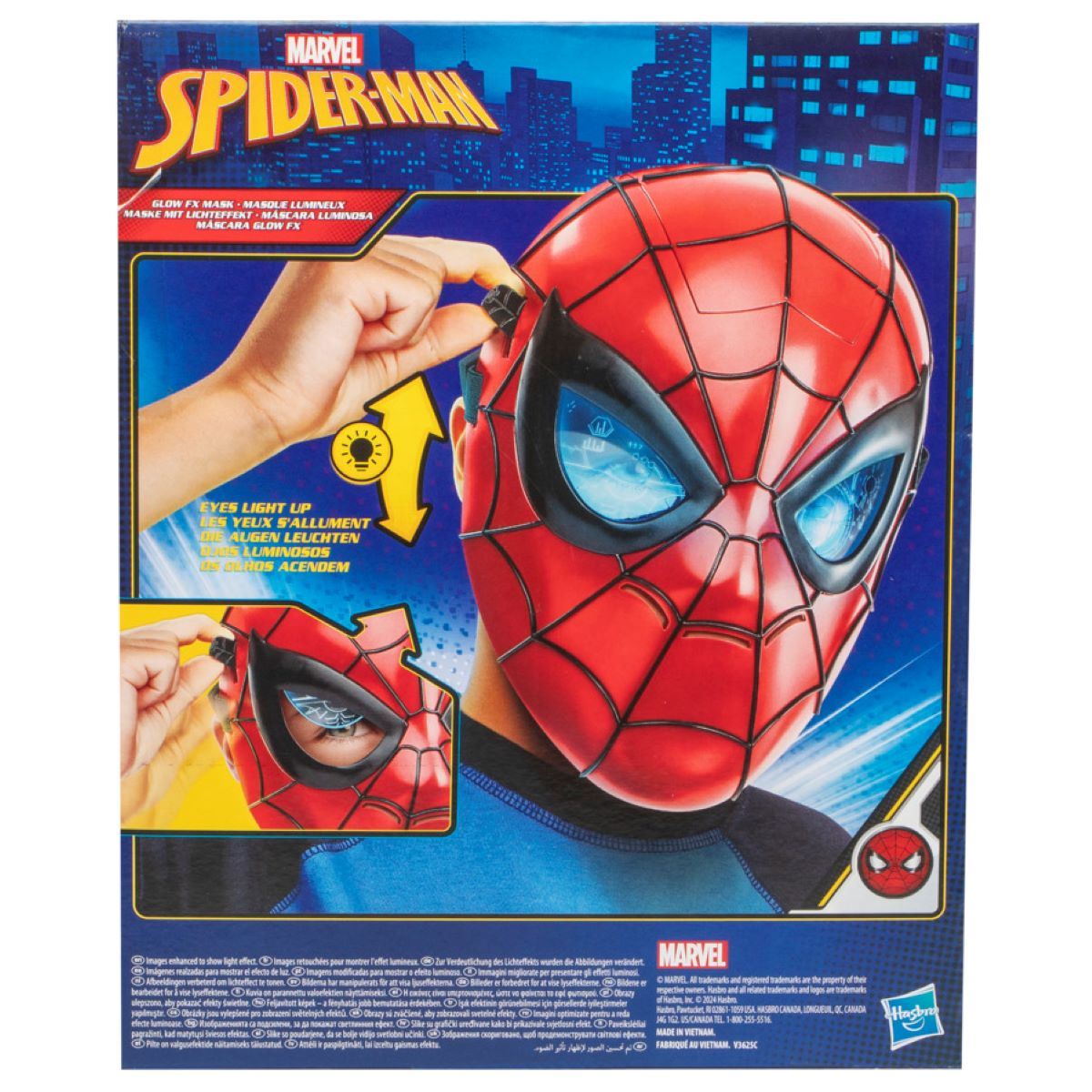 Máscara Luminosa Marvel Spider-Man
