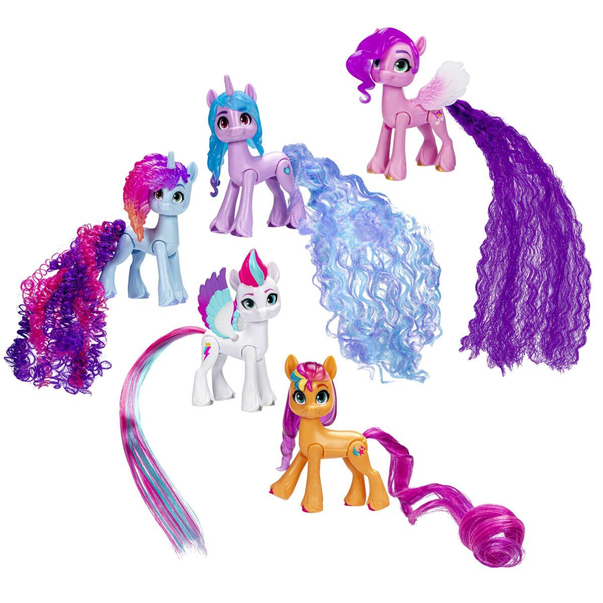 Set de 5 Figuras My Little Pony - Celebración de estilos