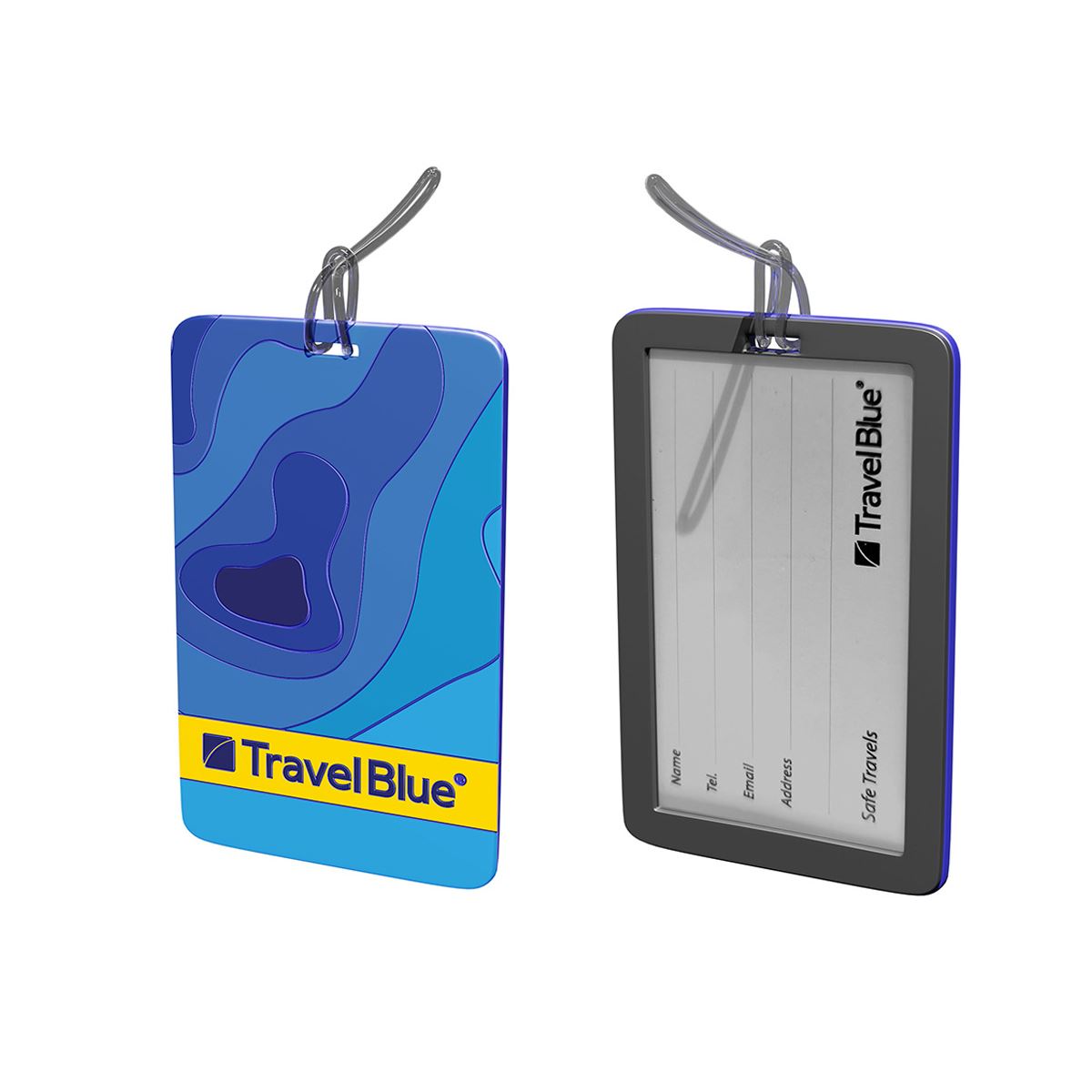 Identificador para Maleta Azul Travel Blue