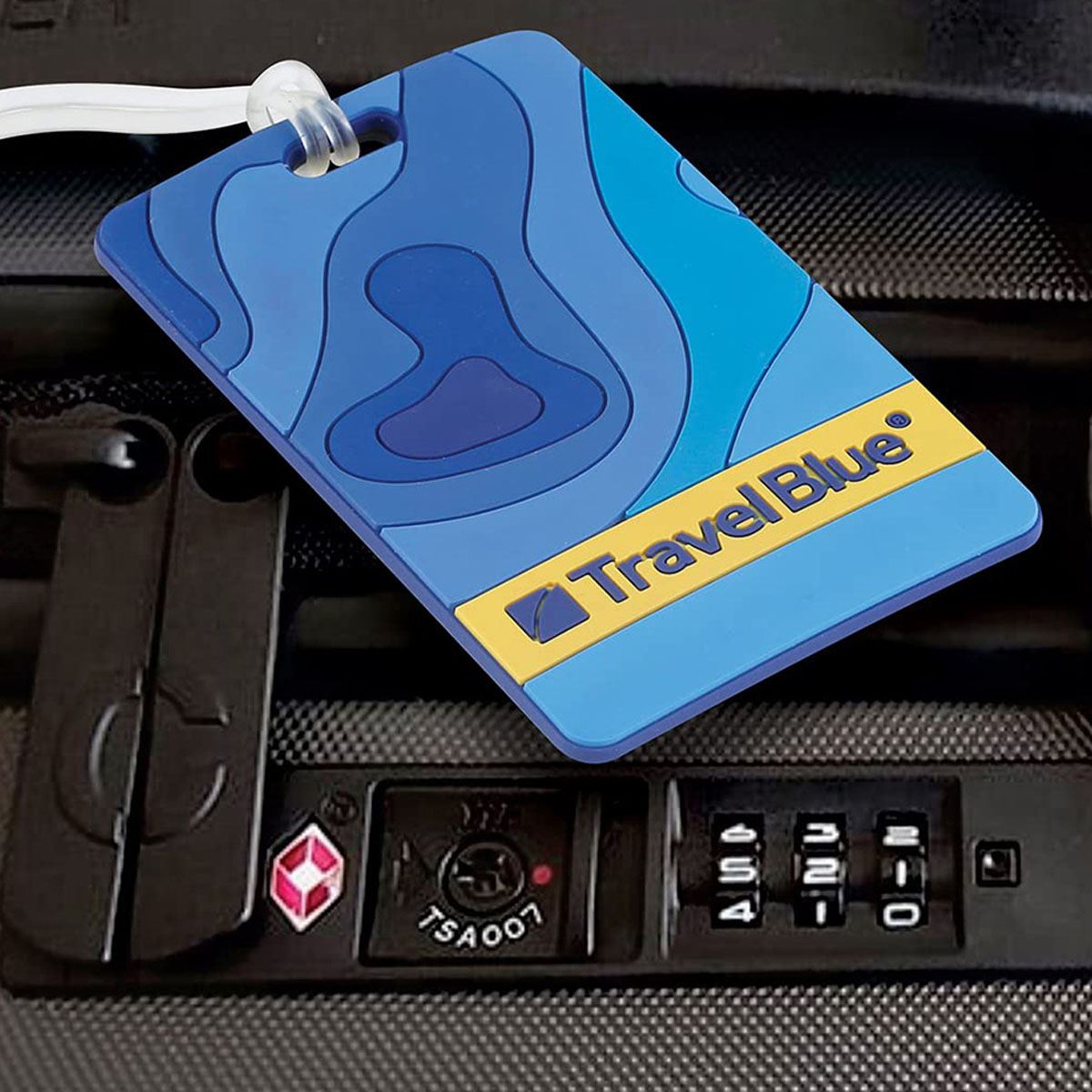 Identificador para Maleta Azul Travel Blue
