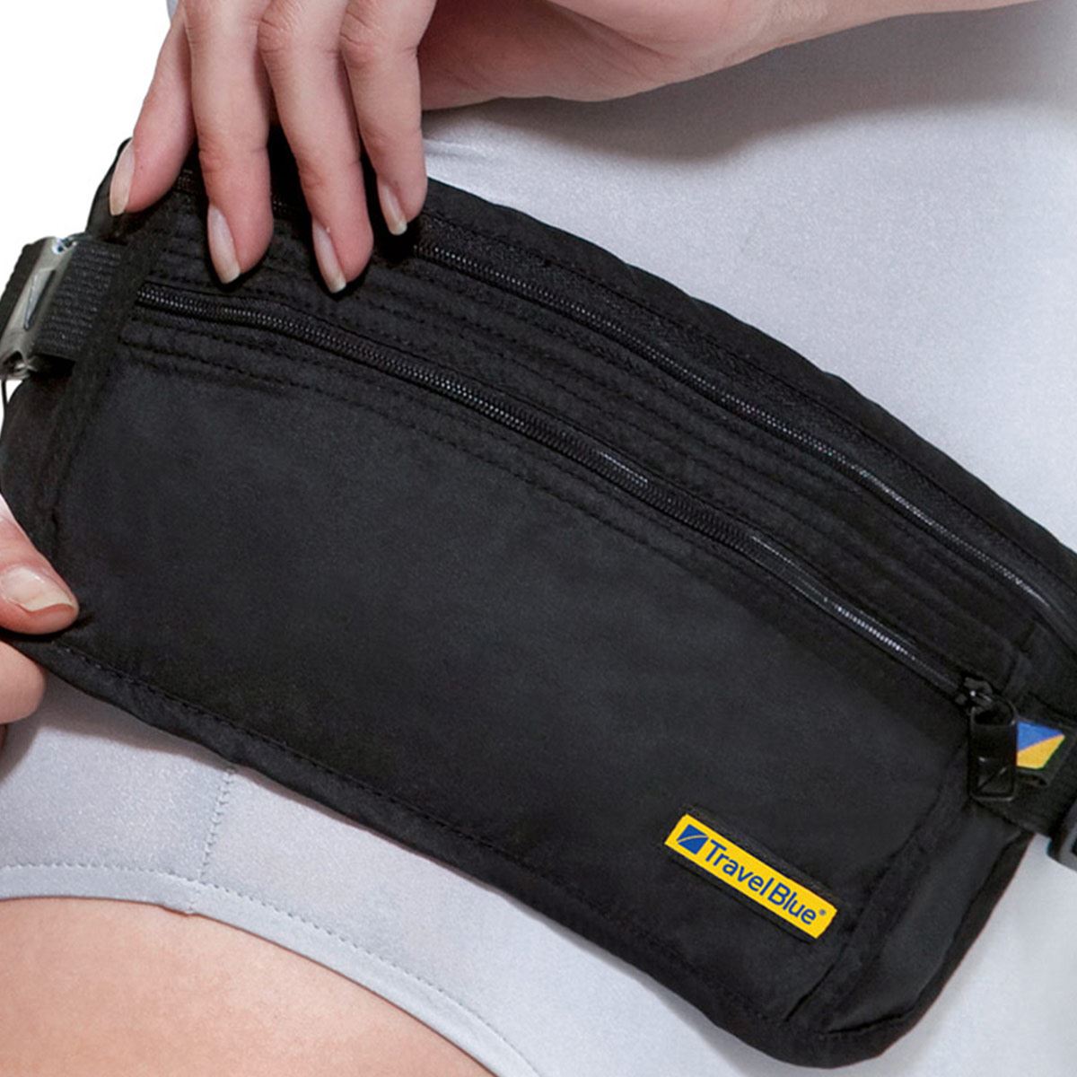 Cinturón de seguridad delgado para dinero