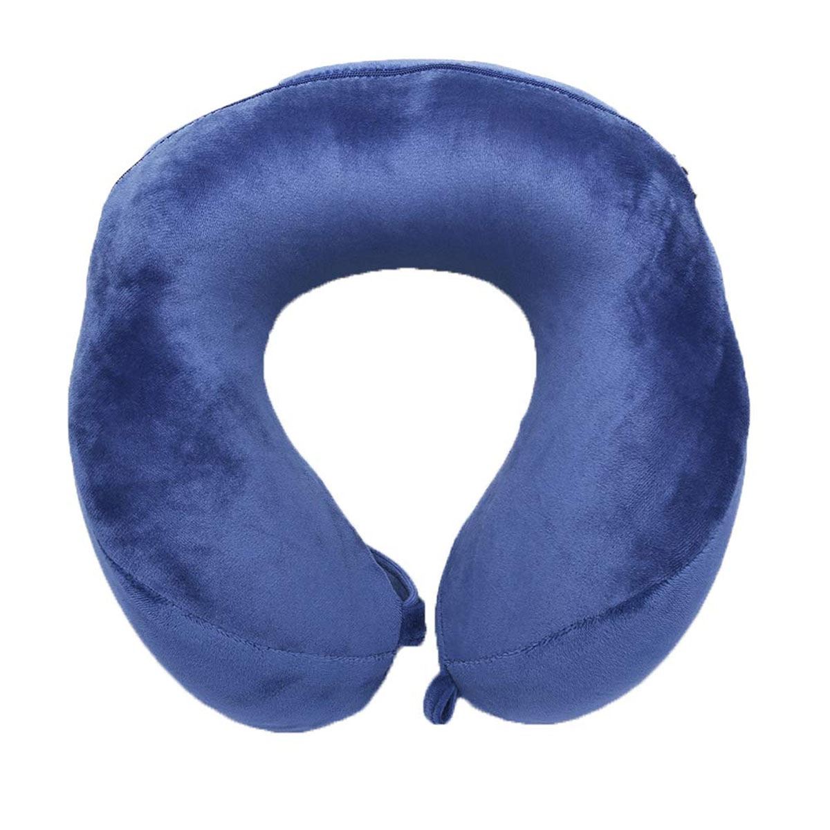 Almohada con Capucha Azul Travel Blue