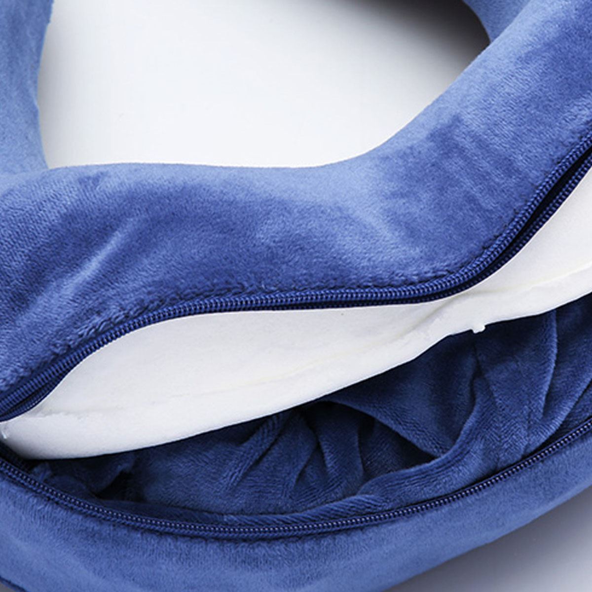 Almohada con Capucha Azul Travel Blue