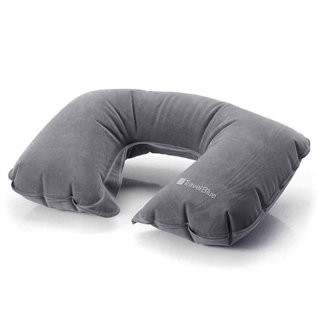 Almohada travel blue, gris