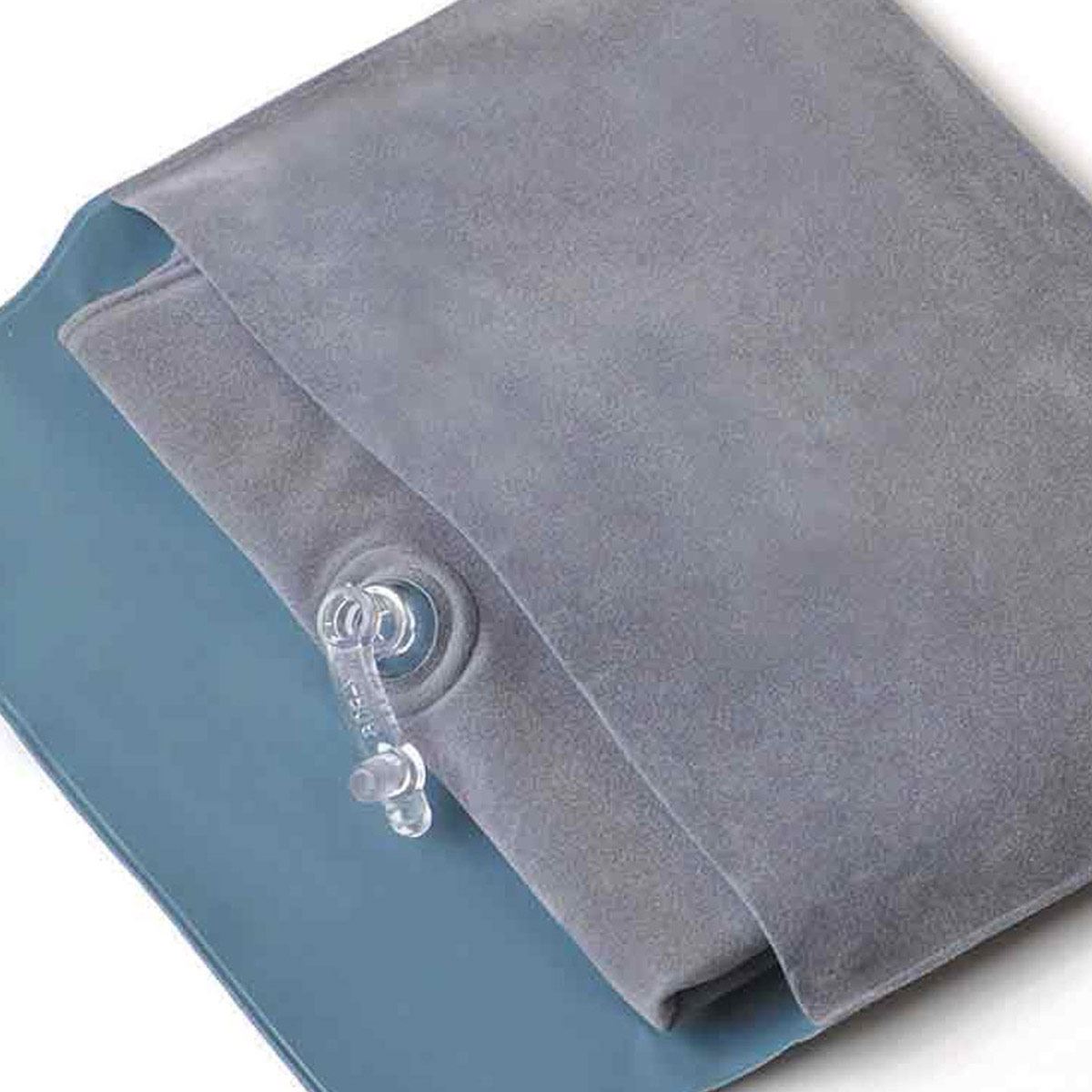 Almohada travel blue, gris