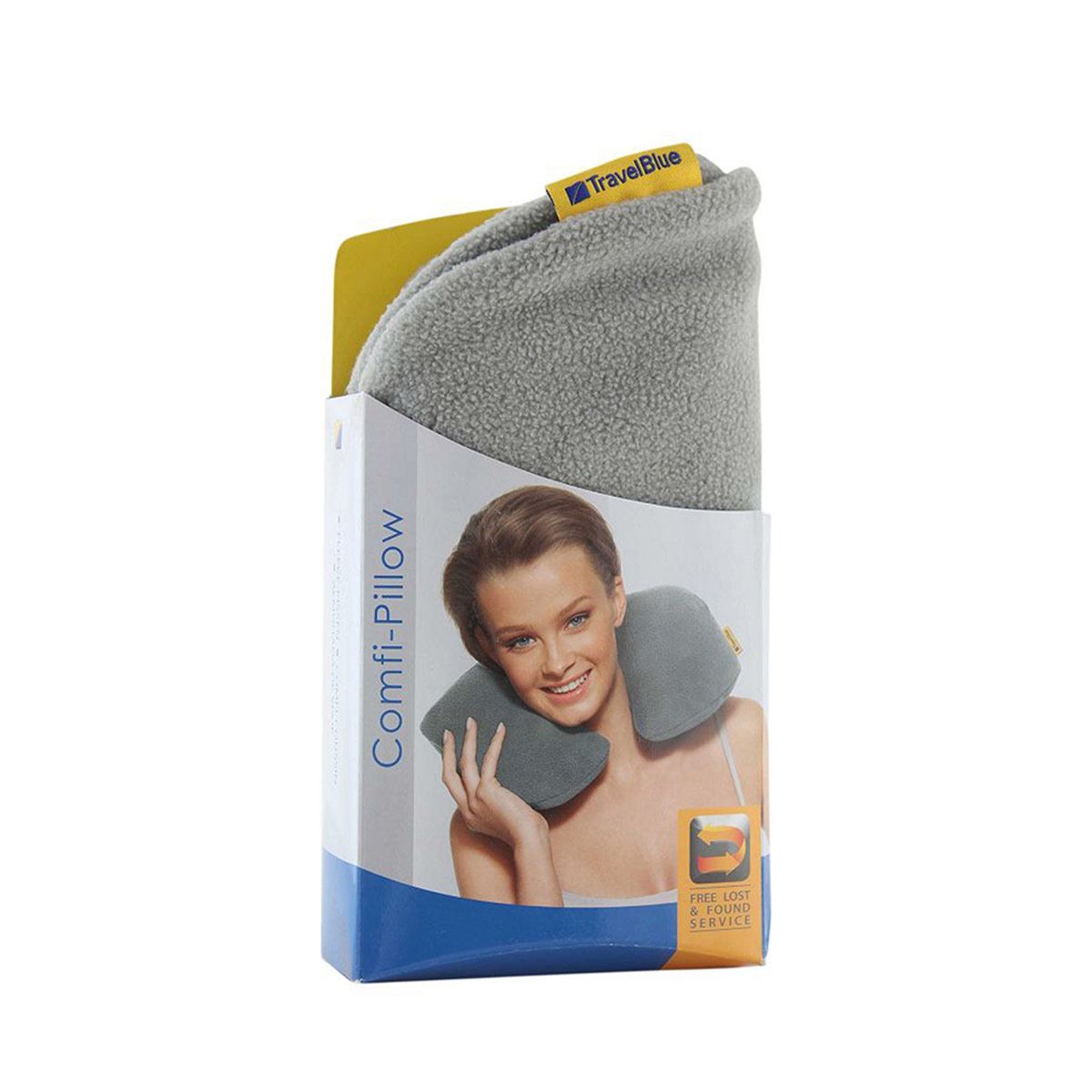 Almohada travel blue inflable