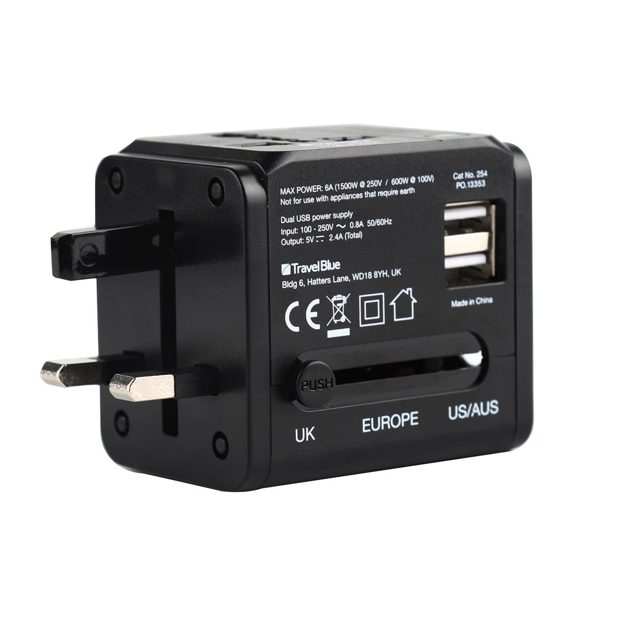 Adaptador Mundial de Viaje Travel Blue