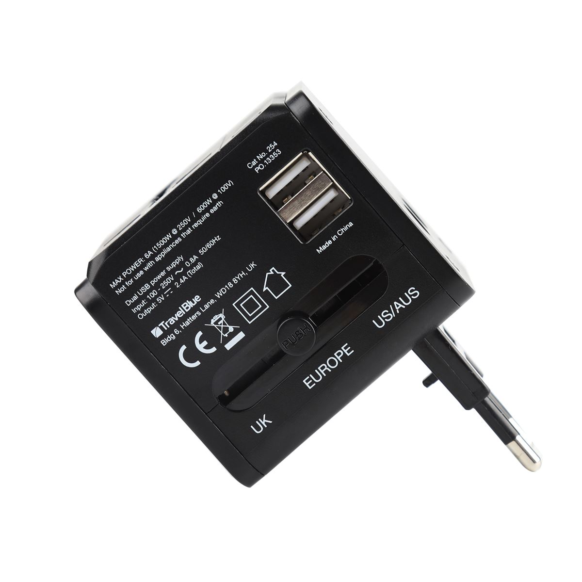 Adaptador Mundial de Viaje Travel Blue