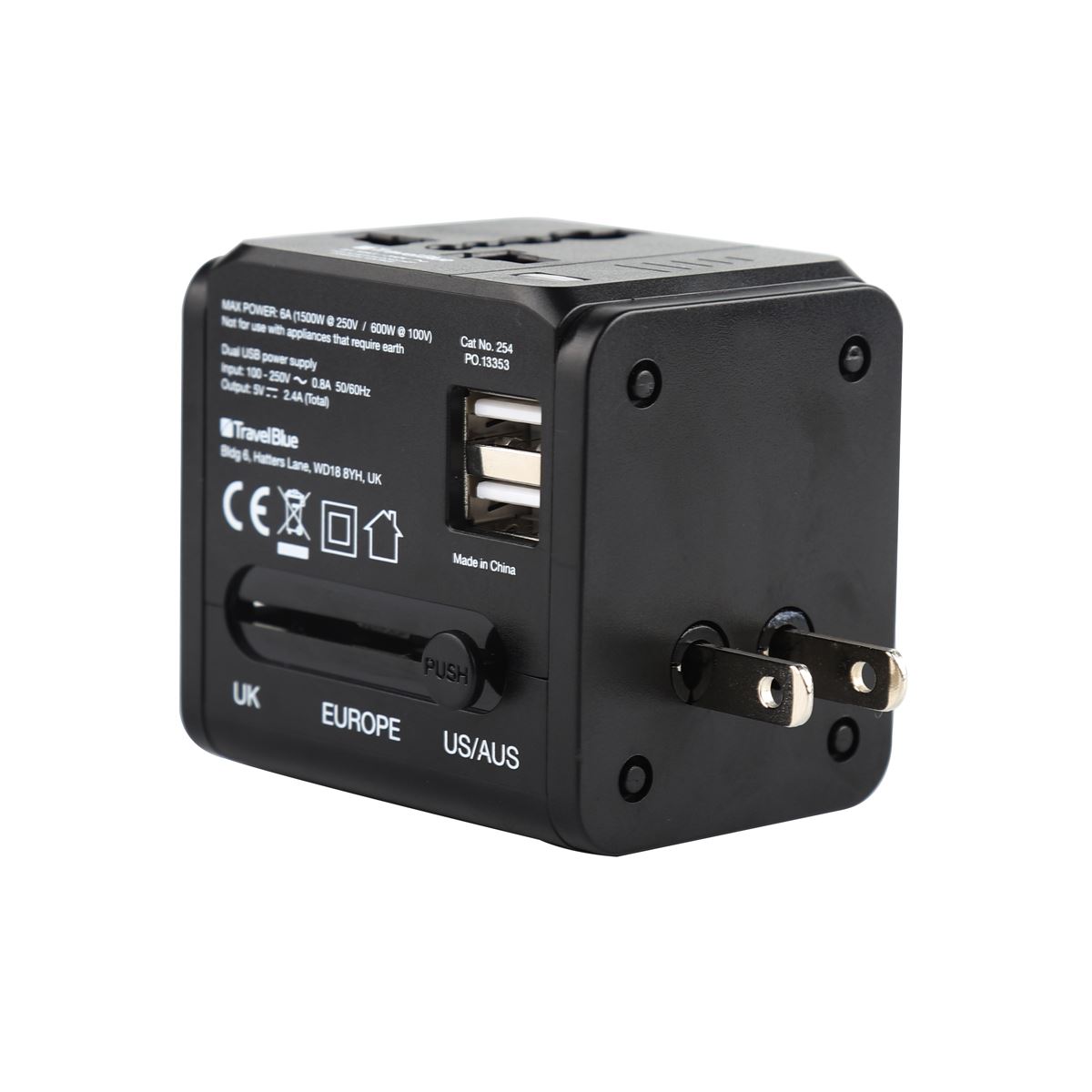 Adaptador Mundial de Viaje Travel Blue