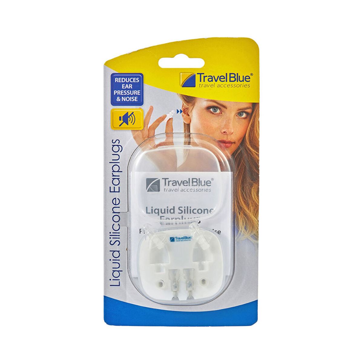 Tapón para Oídos de Silicon Travel Blue