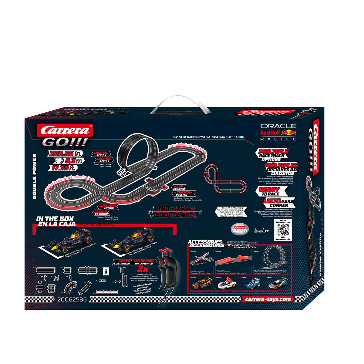 Pista Eléctrica de Carrera Fórmula 1 Red Bull Racing