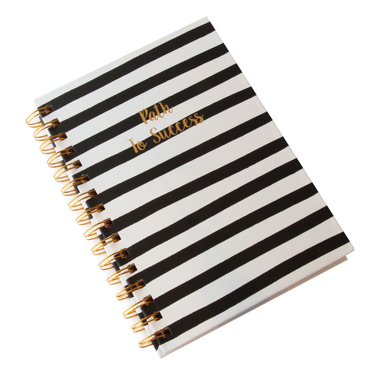Cuaderno negro blanco path lo success