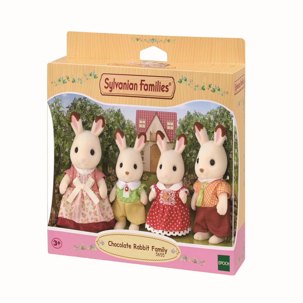 Familia Conejo Chocolate Sylvanian Families