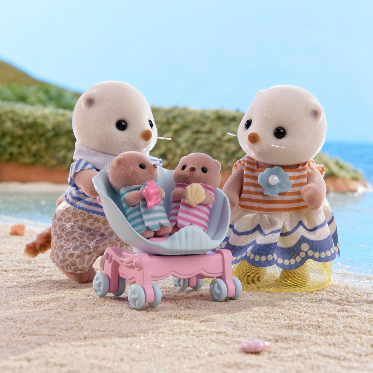 Set de Figuras Familia Nutria Marina SYLVANIAN FAMILIES