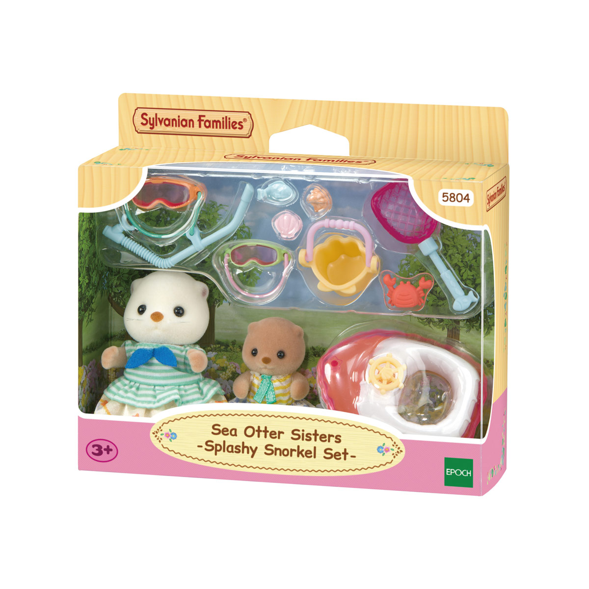Set de Figuras Hermanas Nutria Marina SYLVANIAN FAMILIES