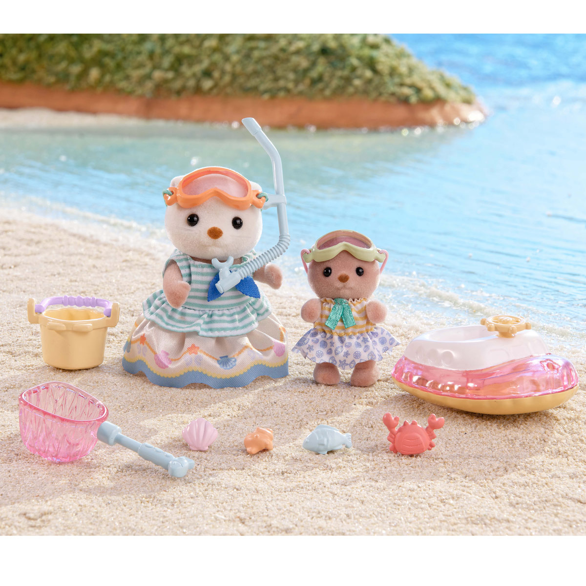 Set de Figuras Hermanas Nutria Marina SYLVANIAN FAMILIES