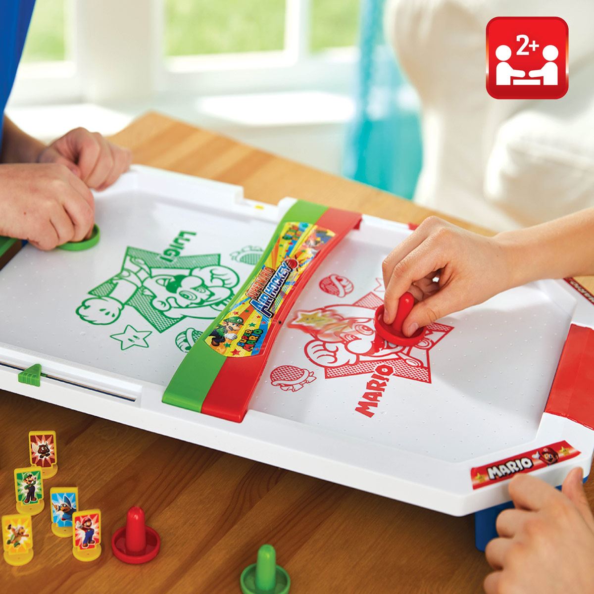 Juego de Mesa Hockey de Aire de Super Mario