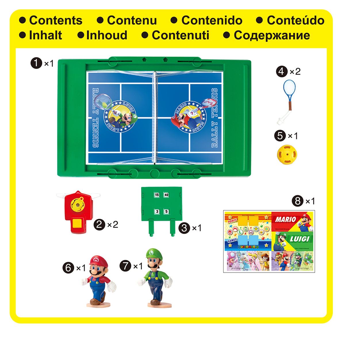 Juego de Mesa Super Mario 7434 Rally Tennis