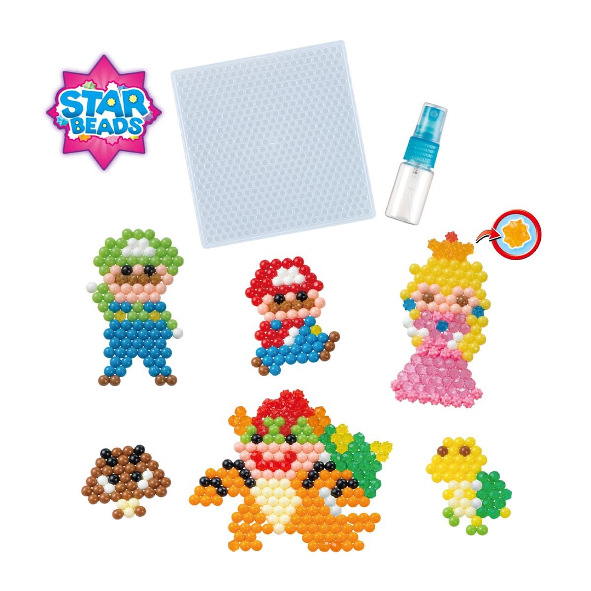Super Mario Set de Personajes Aquabeads