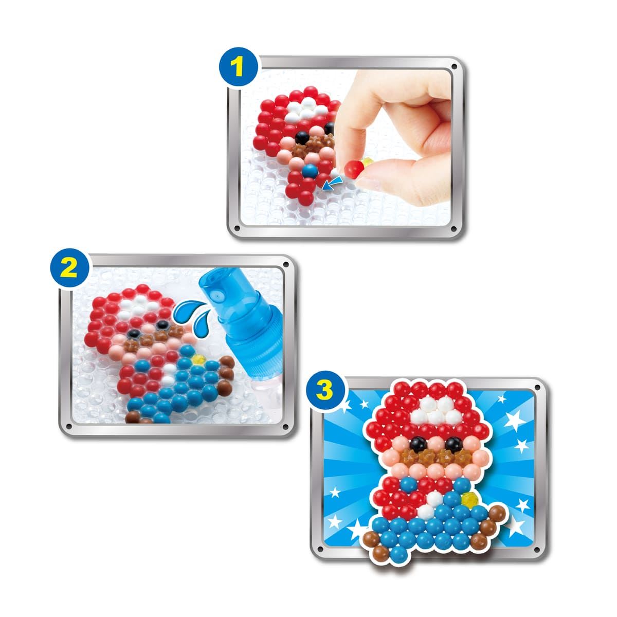 Super Mario Set de Personajes Aquabeads