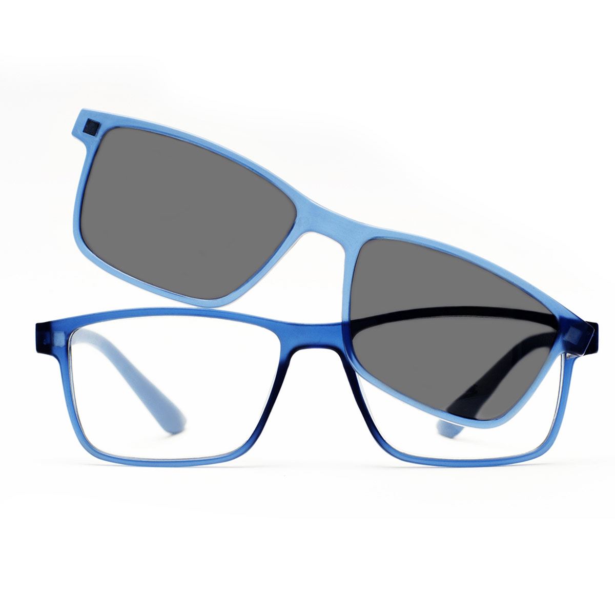 Lente de lectura pregraduados con accesorio clip on polarizado +1.00 biko 03 Z-zoom