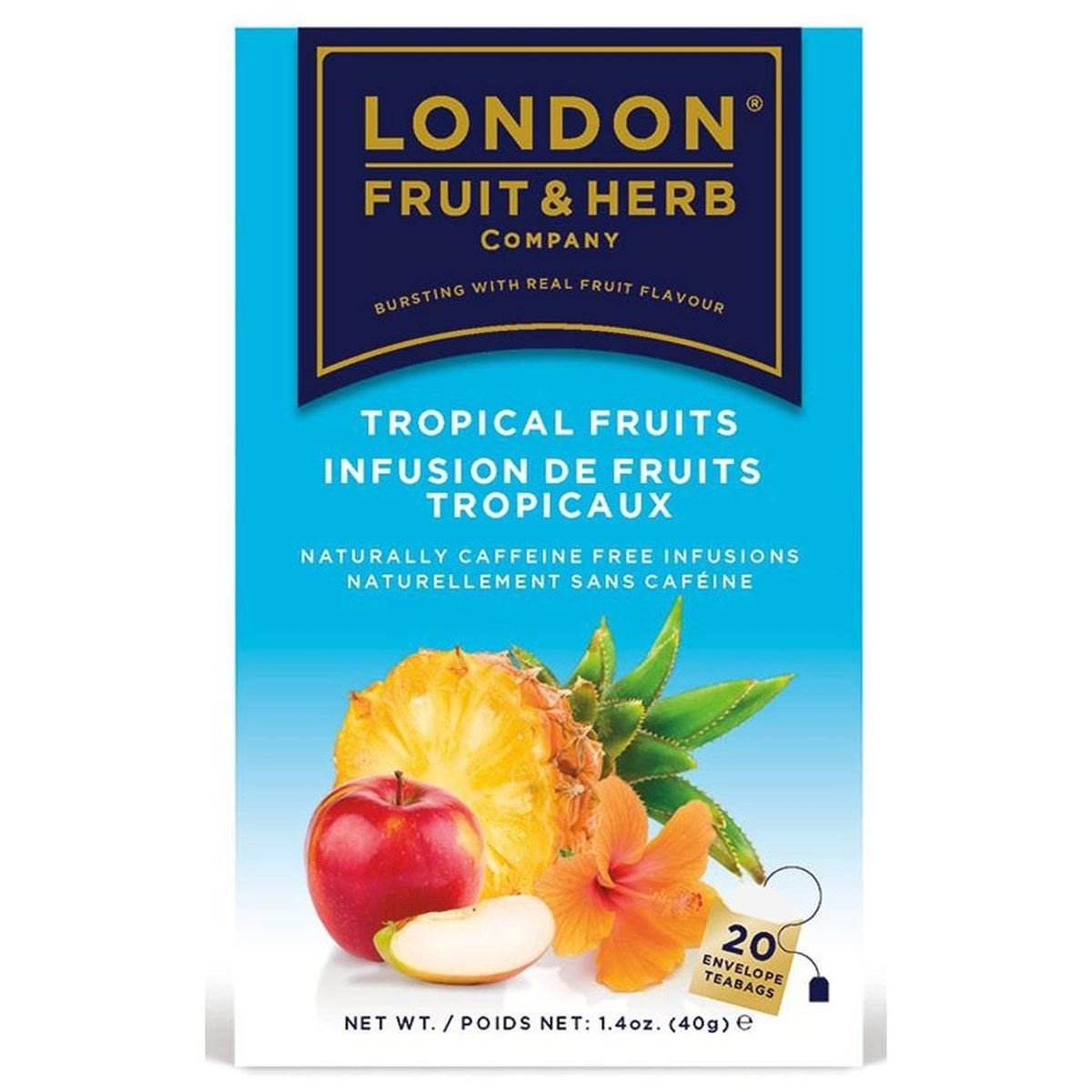 LONDON FRUIT & HERB TROPICAL FRUIT  20PZ