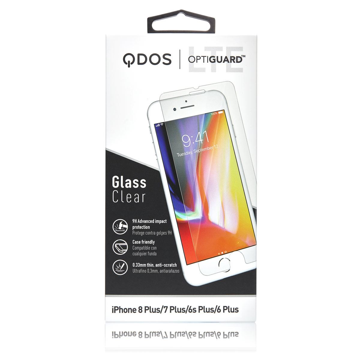 Protector Pantalla Iphone 6+/7+/8+ Qdos