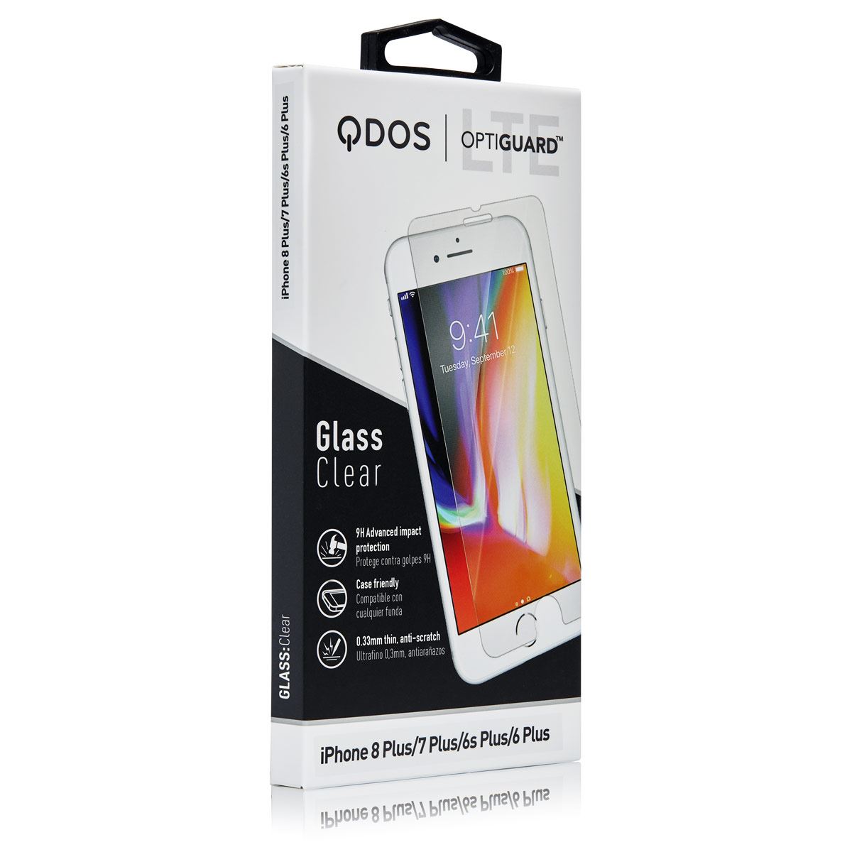 Protector Pantalla Iphone 6+/7+/8+ Qdos
